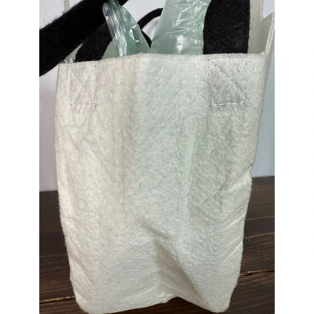 Halloween Trick Or Treat Bag Welcome‎ To Our Web Beaded Sparkle Felt